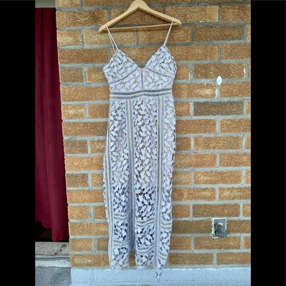 FEW MODA Fairy Midi Lace Dress medium - Picture 2 of 13